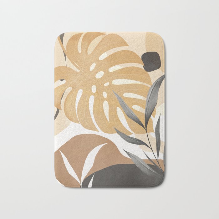 Branches and Leaves Design 03 Bath Mat Gallery Image 1