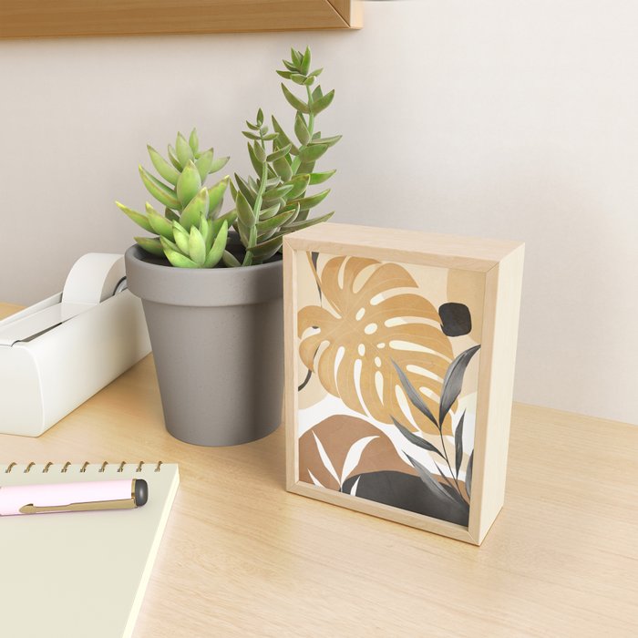 Branches and Leaves Design 03 Mini Art Print Gallery Image 2