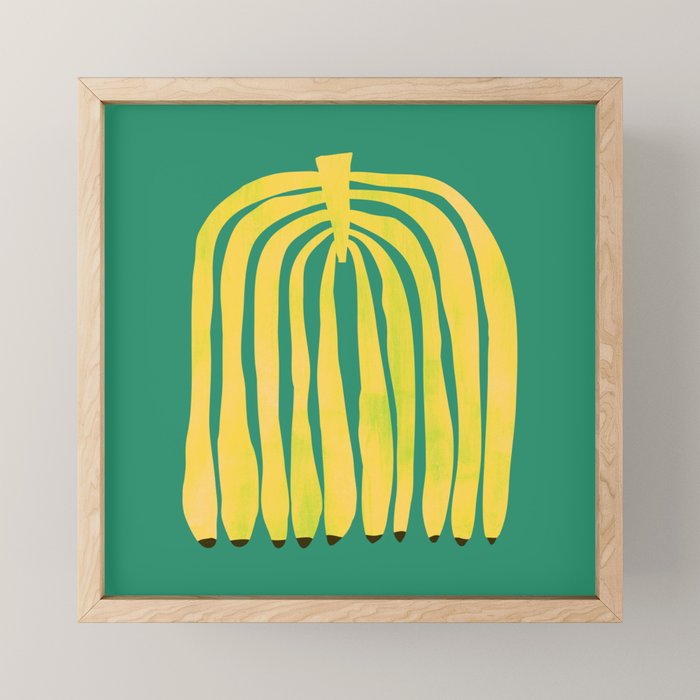 Strange banana Mini Art Print Gallery Image 1