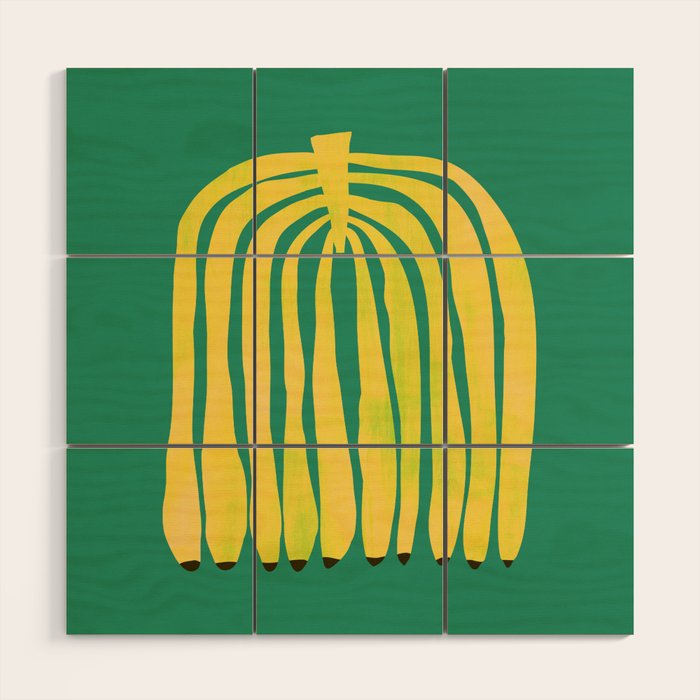 Strange banana Wood Wall Art Gallery Image 1