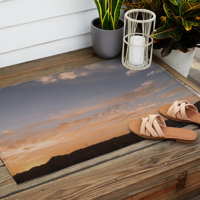 SUMMER SUNSET II Outdoor Rug Gallery Image 2