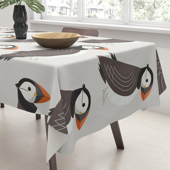 Whimsy Atlantic Puffin Tablecloth Gallery Image 3