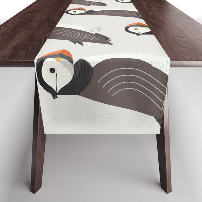 Whimsy Atlantic Puffin Table Runner Gallery Image 1