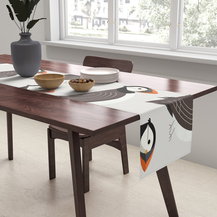Whimsy Atlantic Puffin Table Runner Gallery Image 2
