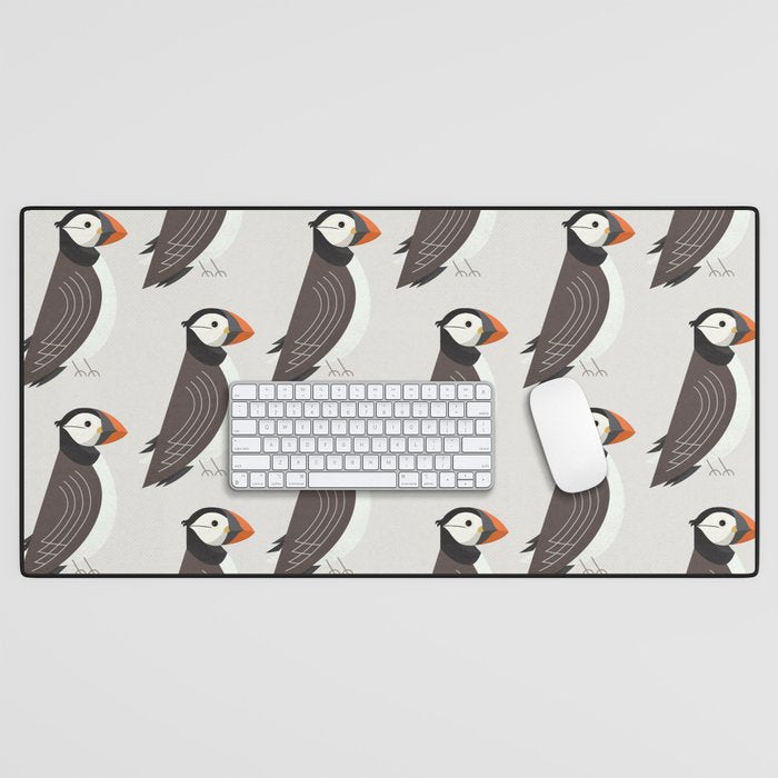 Whimsy Atlantic Puffin Desk Mat Gallery Image 1