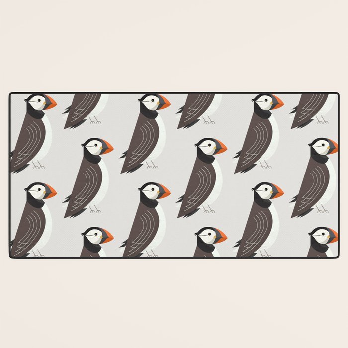Whimsy Atlantic Puffin Desk Mat Gallery Image 3