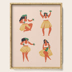Hawaiian girls Serving Tray Gallery Image 1
