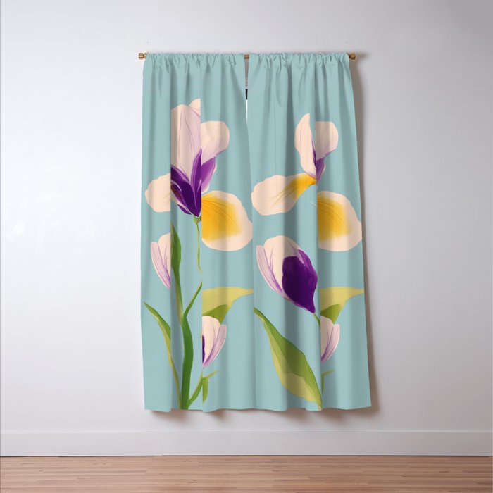 Sun-Kissed Iris Window Curtain Gallery Image 3