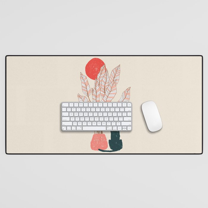 Summer panther Desk Mat Gallery Image 1