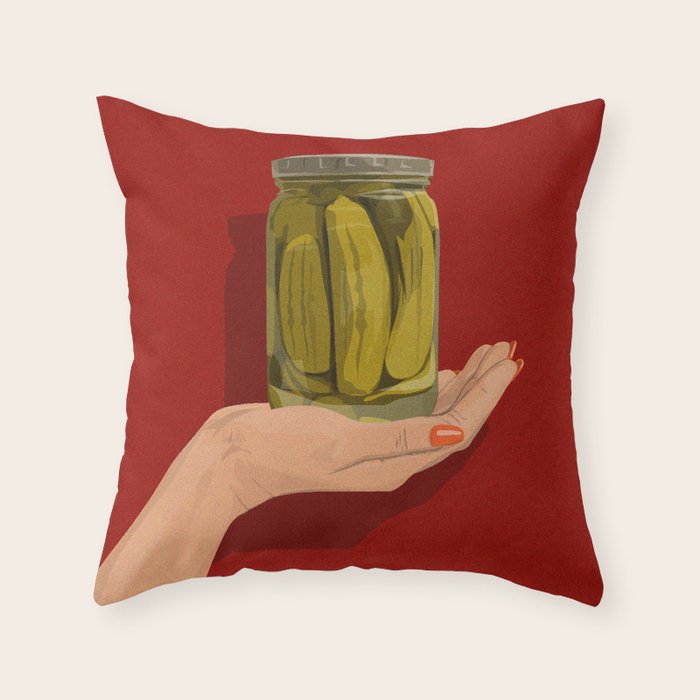 Pickles Throw Pillow Gallery Image 1