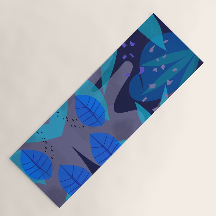 Botanika 6 Blue Yoga Mat Gallery Image 1
