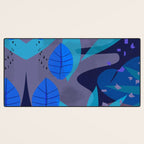 Botanika 6 Blue Desk Mat Gallery Image 3