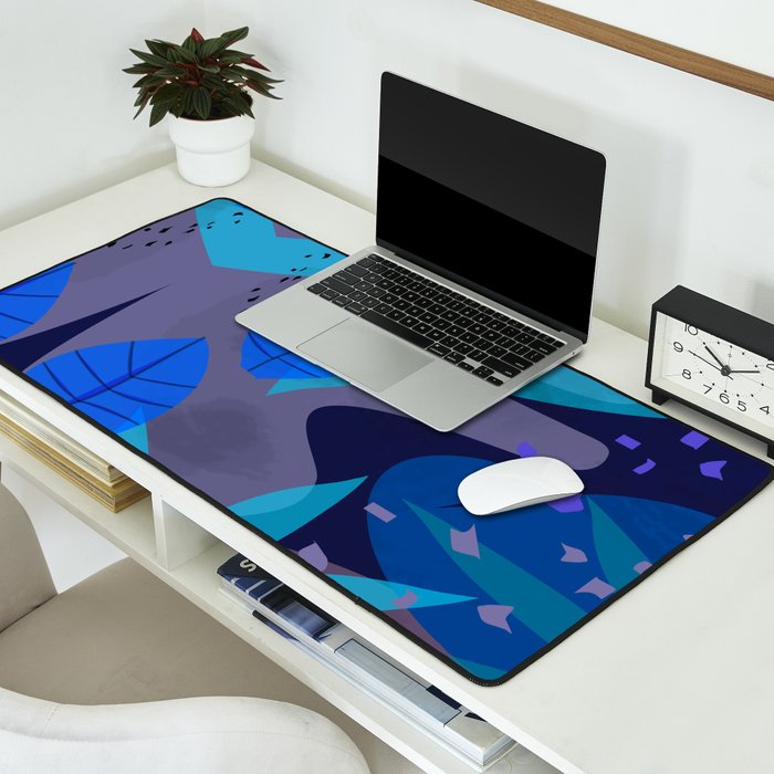 Botanika 6 Blue Desk Mat Gallery Image 2