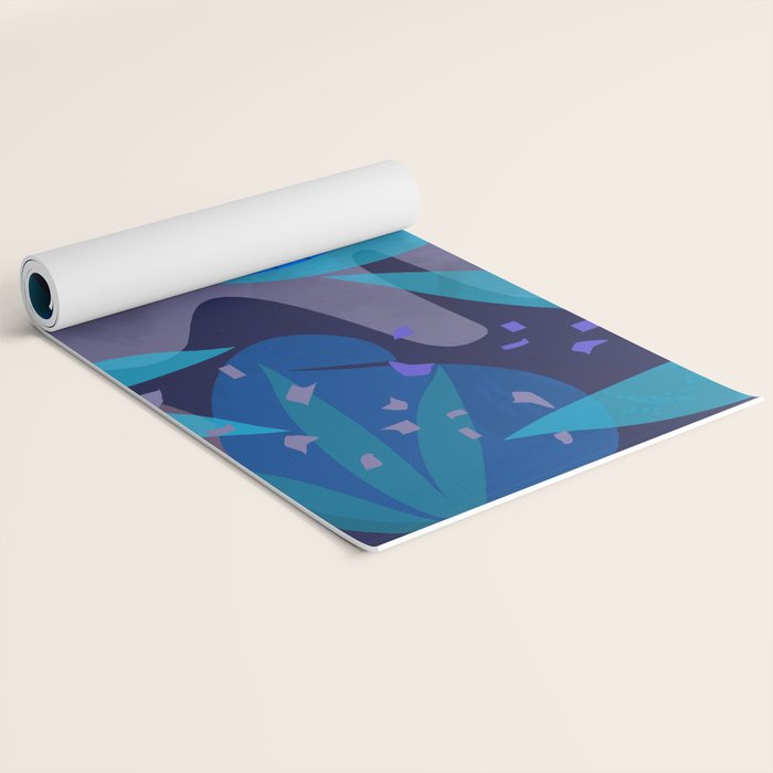 Botanika 6 Blue Yoga Mat Gallery Image 2