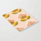 retro midcentury flower pink Notebook Gallery Image 2