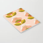 retro midcentury flower pink Notebook Gallery Image 3