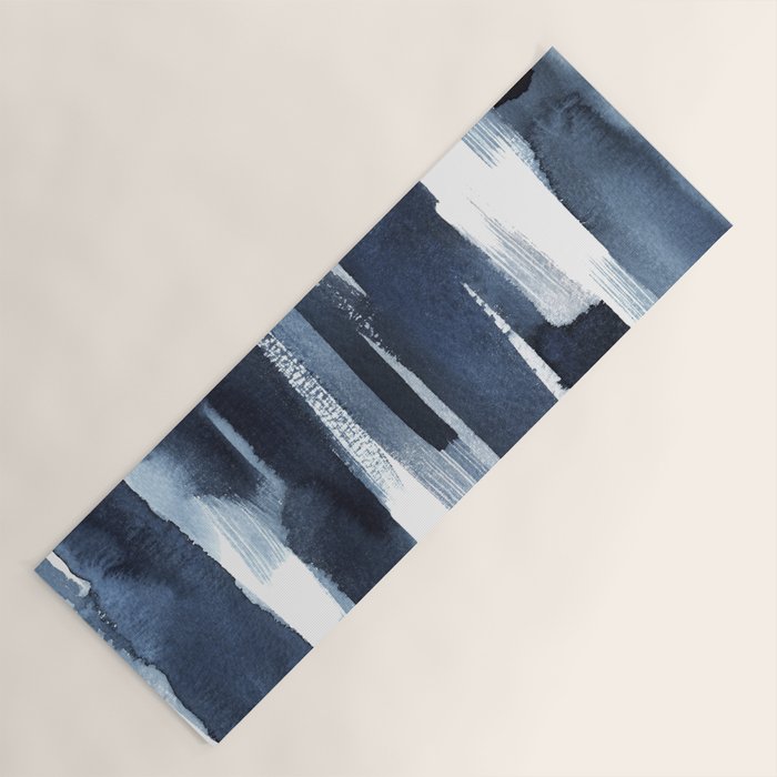 Blue Brush Yoga Mat Gallery Image 1