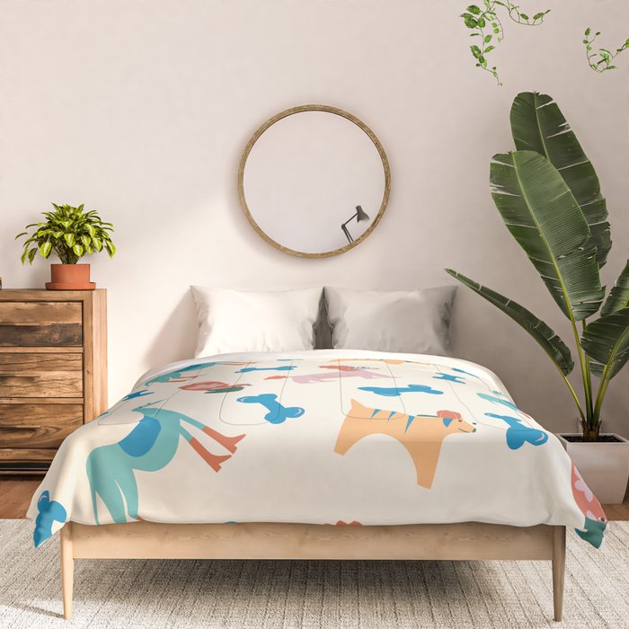 Dogs of Summer Comforter Gallery Image 3