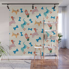 Dogs of Summer Wall Mural Gallery Image 1