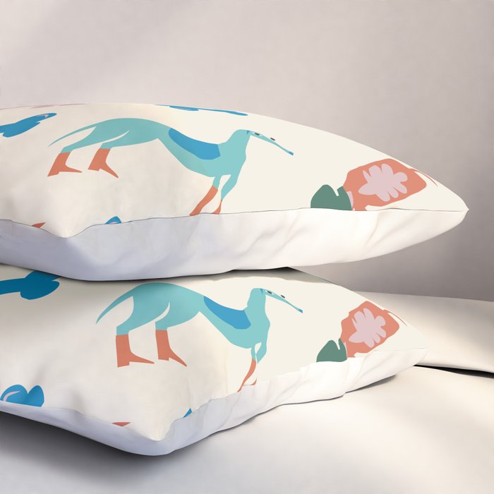 Dogs of Summer Pillow Sham Gallery Image 3