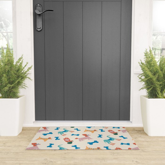 Dogs of Summer Welcome Mat Gallery Image 3