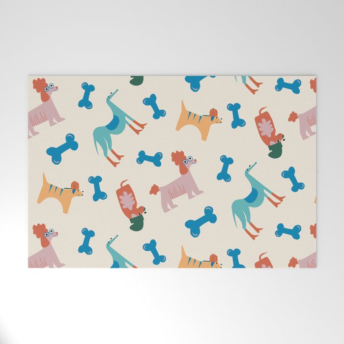Dogs of Summer Welcome Mat Gallery Image 1