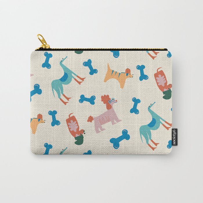 Dogs of Summer Carry All Pouch Gallery Image 1