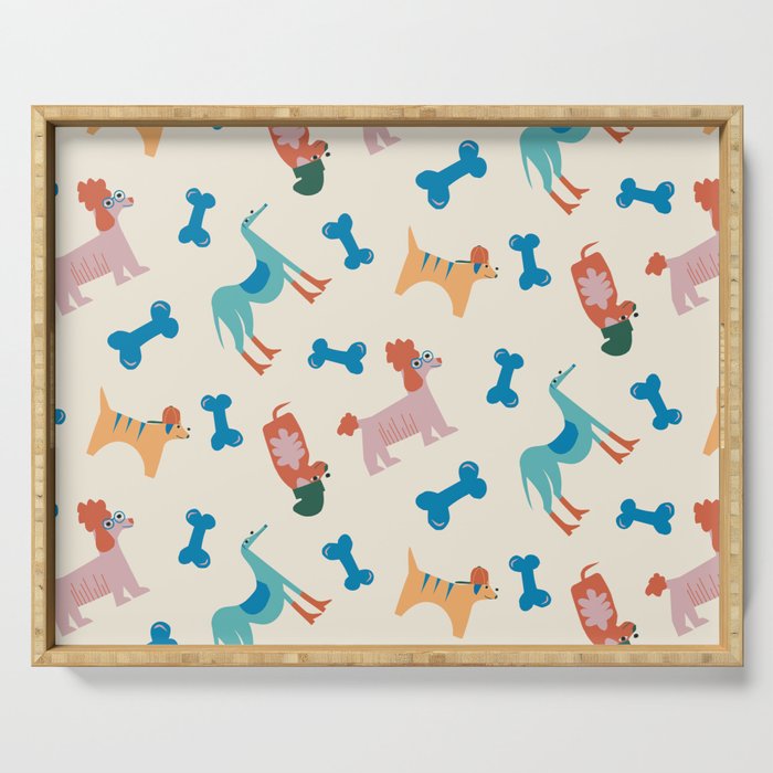 Dogs of Summer Serving Tray Gallery Image 1