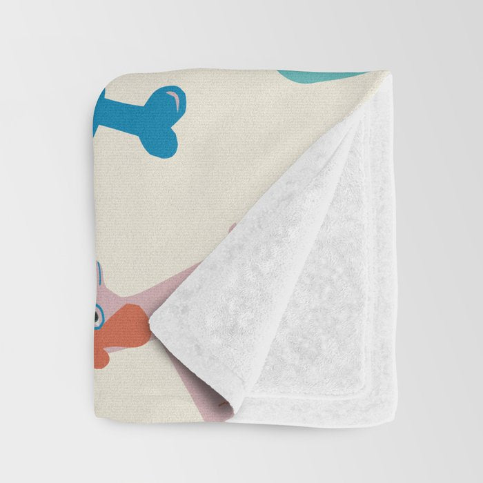Dogs of Summer Throw Blanket Gallery Image 3