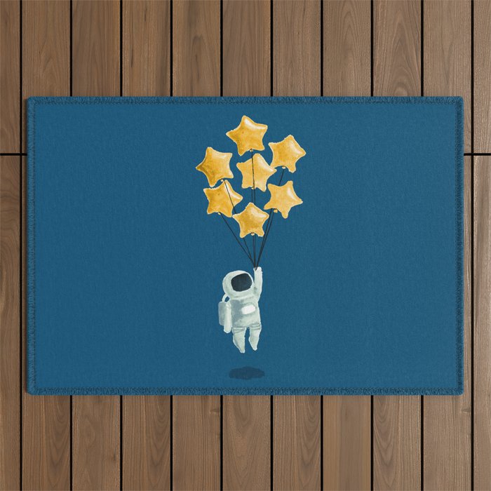 Astronaut's dream Outdoor Rug Gallery Image 1