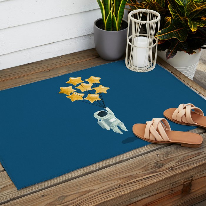 Astronaut's dream Outdoor Rug Gallery Image 2