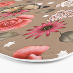 Cowboy Spirit Blooms Bath Mat Gallery Image 3