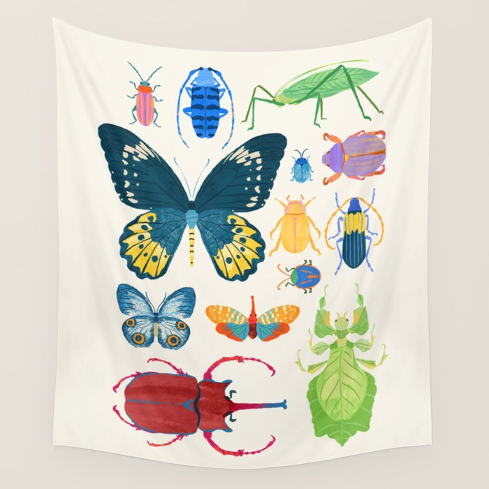 Interesting Insects Wall Tapestry Gallery Image 4