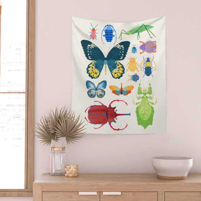 Interesting Insects Wall Tapestry Gallery Image 2