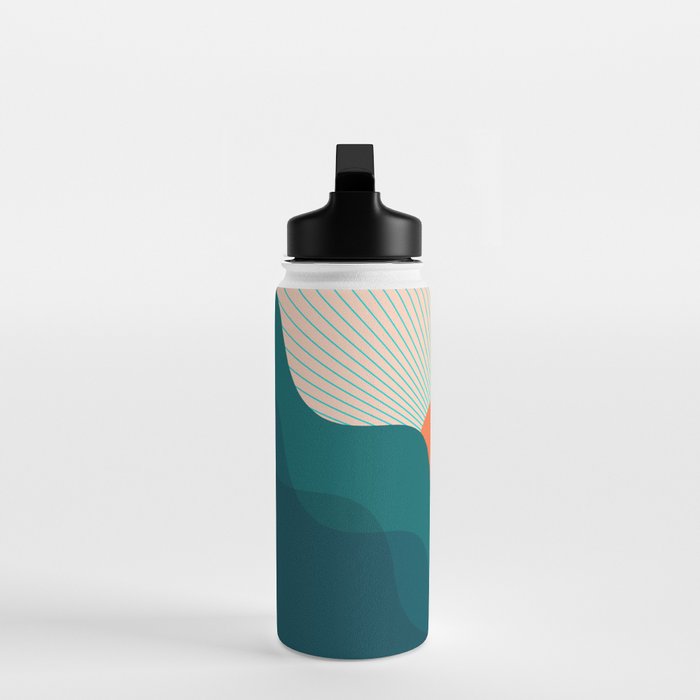 Abstraction_NEW_SUNLIGHT_MOUNTAINS_SHINE_POP_ART_M1209A Water Bottle Gallery Image 3
