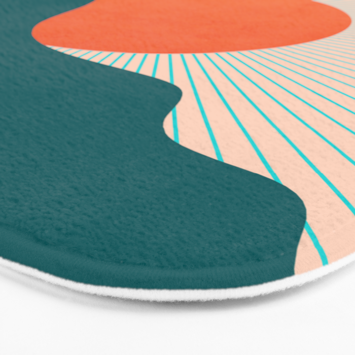 Abstraction_NEW_SUNLIGHT_MOUNTAINS_SHINE_POP_ART_M1209A Bath Mat Gallery Image 3