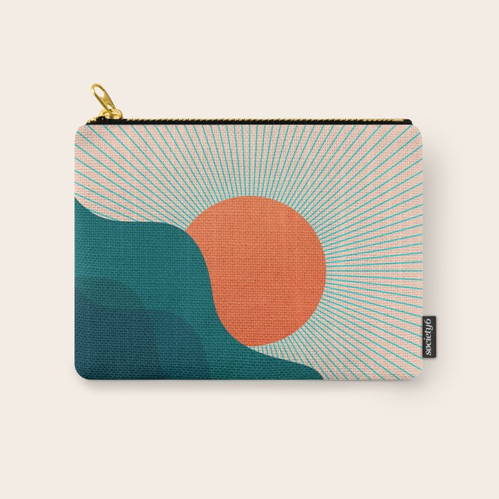 Abstraction_NEW_SUNLIGHT_MOUNTAINS_SHINE_POP_ART_M1209A Carry All Pouch Gallery Image 1