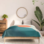 Abstraction_NEW_SUNLIGHT_MOUNTAINS_SHINE_POP_ART_M1209A Comforter Gallery Image 3
