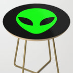 Black and Green Alien Head Shape Side Table Gallery Image 2