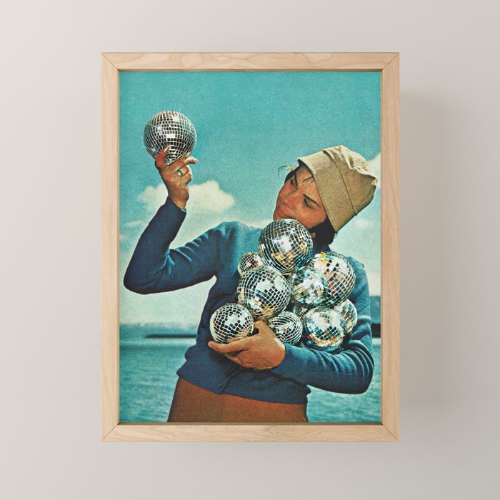 Disco Dora - I just love DISCO Mini Art Print Gallery Image 1
