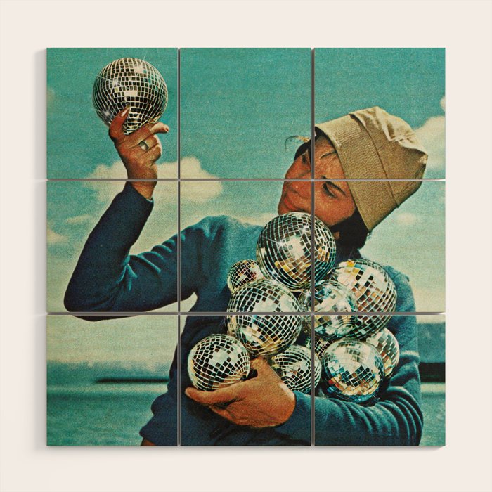 Disco Dora - I just love DISCO Wood Wall Art Gallery Image 1