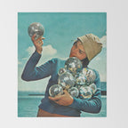 Disco Dora - I just love DISCO Throw Blanket Gallery Image 2