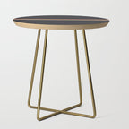 Fujitaka - Classic Dark Retro Stripes Side Table Gallery Image 1