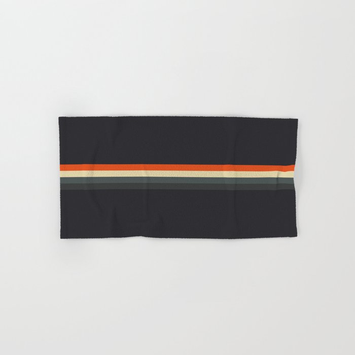 Fujitaka - Classic Dark Retro Stripes Towels Gallery Image 1