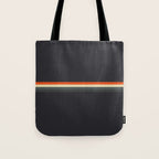 Fujitaka - Classic Dark Retro Stripes Tote Bag Gallery Image 1
