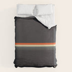 Fujitaka - Classic Dark Retro Stripes Duvet Cover Gallery Image 6