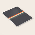 Fujitaka - Classic Dark Retro Stripes Notebook Gallery Image 3