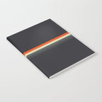 Fujitaka - Classic Dark Retro Stripes Notebook Gallery Image 2