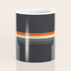 Fujitaka - Classic Dark Retro Stripes Coffee Mug Gallery Image 4