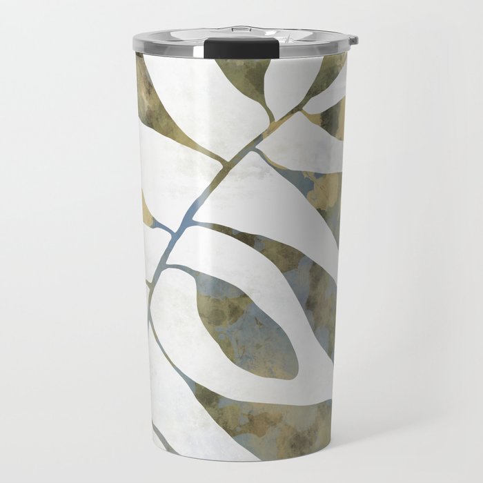 Silhouette plant acrylic Travel Mug Gallery Image 1